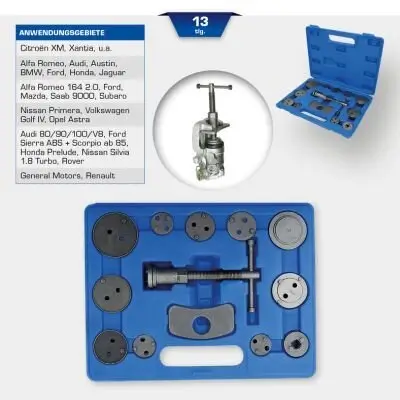 Dreh-/Rückstellwerkzeugsatz, Bremssattelkolben KS TOOLS BT701000