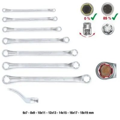 Doppel-Ringschlüsselsatz KS TOOLS 517.1555