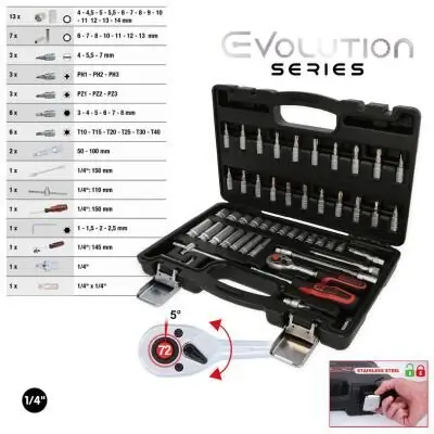 Steckschlüsselsatz KS TOOLS 911.0653 Bild Steckschlüsselsatz KS TOOLS 911.0653