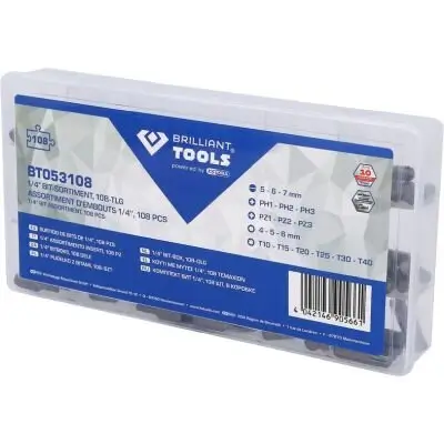 Schrauberbit-Satz KS TOOLS BT053108 Bild Schrauberbit-Satz KS TOOLS BT053108