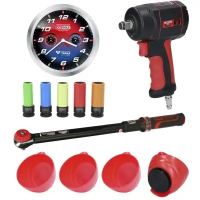 Schlagschrauber-Satz (Druckluft) KS TOOLS 515.2101 Bild Schlagschrauber-Satz (Druckluft) KS TOOLS 515.2101