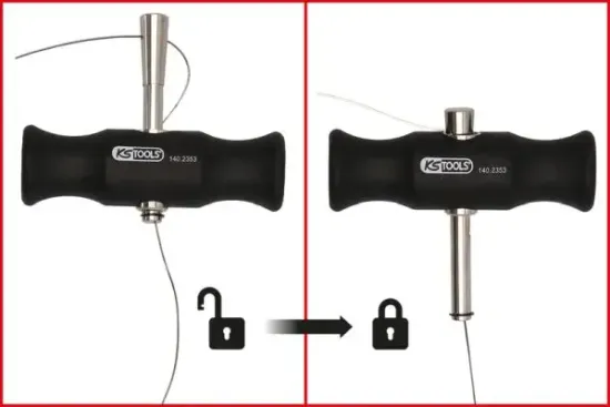 Schneiddraht-Set, Scheibendemontage KS TOOLS 140.2250 Bild Schneiddraht-Set, Scheibendemontage KS TOOLS 140.2250
