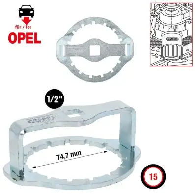 Ölfilterschlüssel KS TOOLS 150.9115 Bild Ölfilterschlüssel KS TOOLS 150.9115