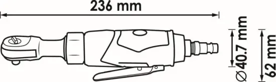 Ratschenschrauber (Druckluft) VIGOR V6554 Bild Ratschenschrauber (Druckluft) VIGOR V6554