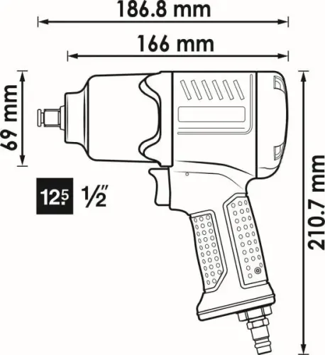 Schlagschrauber (Druckluft) VIGOR V4800 Bild Schlagschrauber (Druckluft) VIGOR V4800