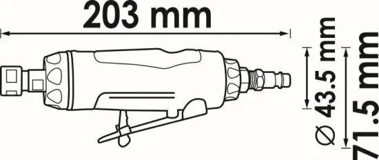 Stabschleifer (Druckluft) VIGOR V5672 Bild Stabschleifer (Druckluft) VIGOR V5672