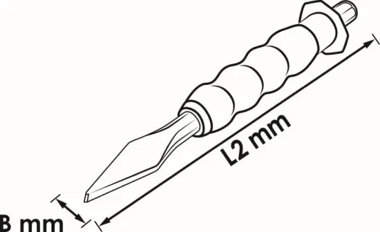 Meißel VIGOR V6230-5 Bild Meißel VIGOR V6230-5