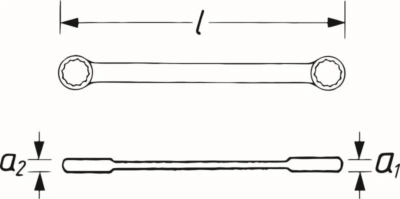 Ratschen-Doppelringschlüssel VIGOR V2705 Bild Ratschen-Doppelringschlüssel VIGOR V2705