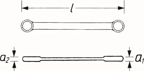 Ratschen-Doppelringschlüssel VIGOR V3607 Bild Ratschen-Doppelringschlüssel VIGOR V3607
