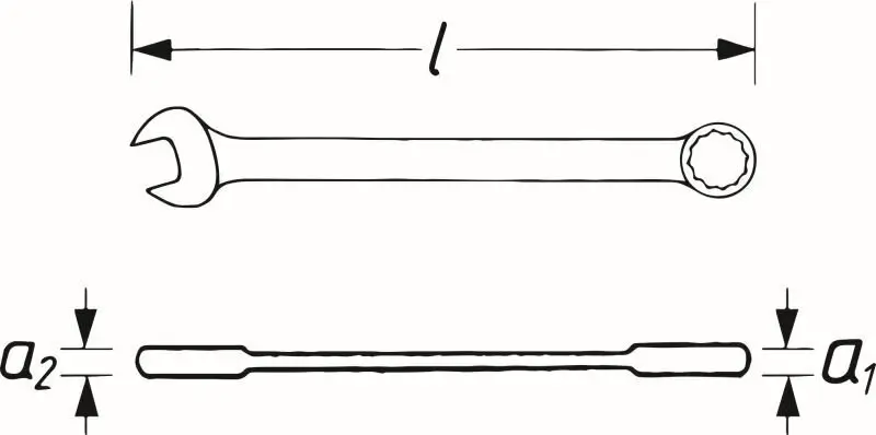 Ratschen-Ringgabelschlüssel VIGOR V1010 Bild Ratschen-Ringgabelschlüssel VIGOR V1010