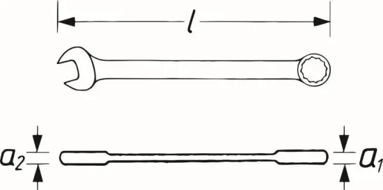 Ratschen-Ringgabelschlüssel VIGOR V4961 Bild Ratschen-Ringgabelschlüssel VIGOR V4961