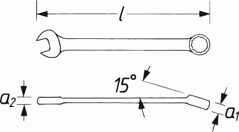 Ring-/Gabelschlüssel VIGOR V4473N-9 Bild Ring-/Gabelschlüssel VIGOR V4473N-9