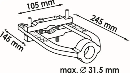 Gelenkwellen-Ausdrücker/Radnaben-Abziehflansch VIGOR V4642 Bild Gelenkwellen-Ausdrücker/Radnaben-Abziehflansch VIGOR V4642