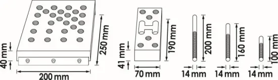 Grundplatte, Pressrahmen (Montagewerkzeug Silentlager) VIGOR V7525 Bild Grundplatte, Pressrahmen (Montagewerkzeug Silentlager) VIGOR V7525