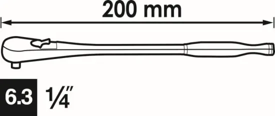 Umschaltknarre VIGOR V4944 Bild Umschaltknarre VIGOR V4944