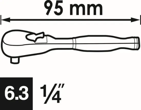 Umschaltknarre VIGOR V4944-XS Bild Umschaltknarre VIGOR V4944-XS
