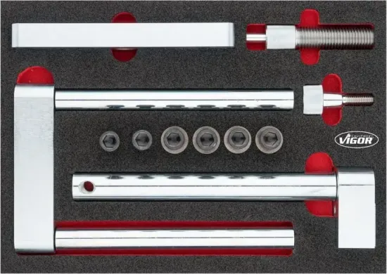 Montagewerkzeugsatz, Radnabe/Radlager VIGOR V7133N Bild Montagewerkzeugsatz, Radnabe/Radlager VIGOR V7133N