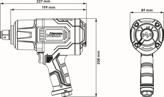 Schlagschrauber (Druckluft) VIGOR V6900 Bild Schlagschrauber (Druckluft) VIGOR V6900