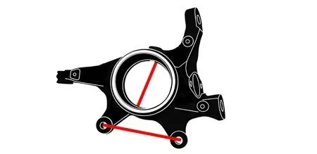 Achsschenkel, Radaufhängung Vorderachse rechts DYS 79-03206R Bild Achsschenkel, Radaufhängung Vorderachse rechts DYS 79-03206R