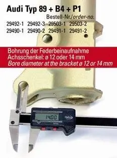 Fahrwerkssatz, Federn/Dämpfer H&R Spezialfedern 29490-2-14 Bild Fahrwerkssatz, Federn/Dämpfer H&R Spezialfedern 29490-2-14
