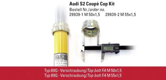 Fahrwerkssatz, Federn/Dämpfer H&R Spezialfedern 29939-2 Bild Fahrwerkssatz, Federn/Dämpfer H&R Spezialfedern 29939-2