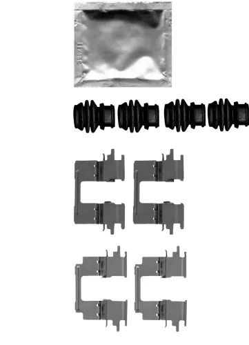 Zubehörsatz, Scheibenbremsbelag Hinterachse ELTA AUTOMOTIVE EA8786 Bild Zubehörsatz, Scheibenbremsbelag Hinterachse ELTA AUTOMOTIVE EA8786