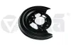 Spritzblech, Bremsscheibe Hinterachse links vika 66091563601
