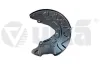 Spritzblech, Bremsscheibe Vorderachse links vika 66150000101