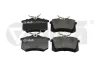 Bremsbelagsatz, Scheibenbremse Hinterachse vika 66981100701