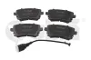 Bremsbelagsatz, Scheibenbremse Hinterachse vika 66981103201