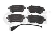 Bremsbelagsatz, Scheibenbremse Hinterachse vika 66981103201