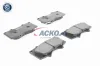 Bremsbelagsatz, Scheibenbremse Vorderachse ACKOJA A37-0104 Bild Bremsbelagsatz, Scheibenbremse Vorderachse ACKOJA A37-0104