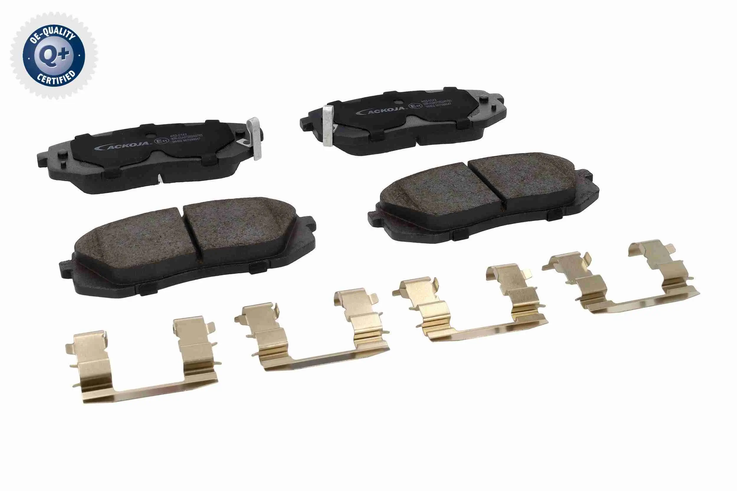Bremsbelagsatz, Scheibenbremse Vorderachse ACKOJA A53-0142