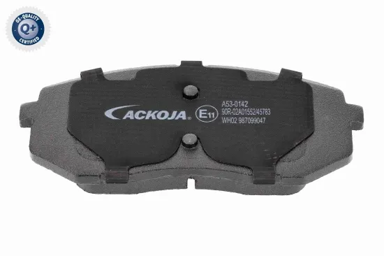 Bremsbelagsatz, Scheibenbremse Vorderachse ACKOJA A53-0142 Bild Bremsbelagsatz, Scheibenbremse Vorderachse ACKOJA A53-0142