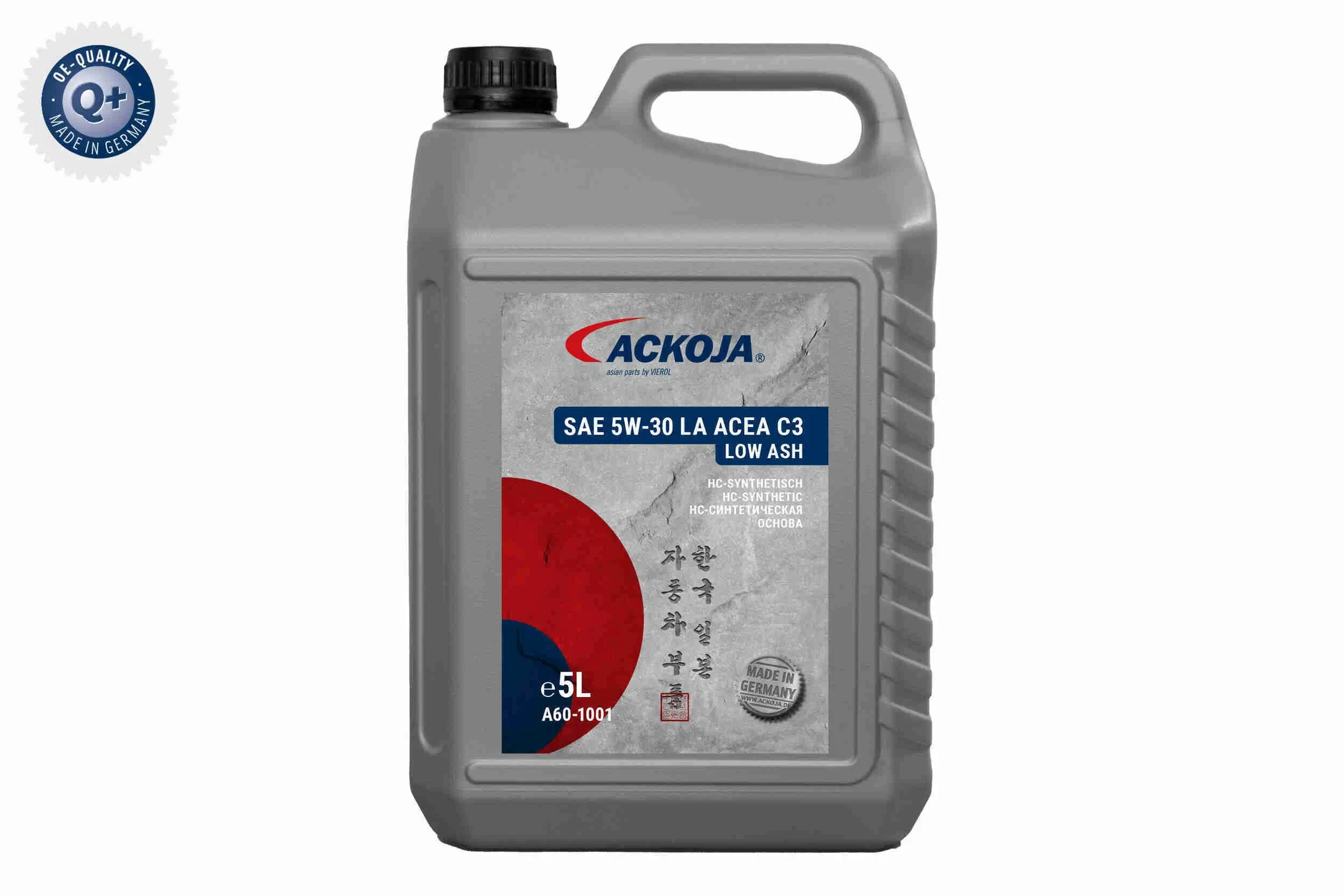 Motoröl 5W-30 5L ACKOJA A60-1001