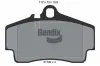 Bremsbelagsatz, Scheibenbremse Hinterachse BENDIX Braking BPD1846