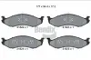 Bremsbelagsatz, Scheibenbremse Vorderachse BENDIX Braking BPD1849