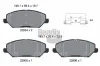Bremsbelagsatz, Scheibenbremse Vorderachse BENDIX Braking BPD1642