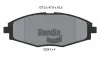 Bremsbelagsatz, Scheibenbremse Vorderachse BENDIX Braking BPD1338