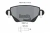 Bremsbelagsatz, Scheibenbremse Hinterachse BENDIX Braking BPD1371