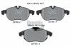 Bremsbelagsatz, Scheibenbremse Vorderachse BENDIX Braking BPD1357