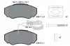 Bremsbelagsatz, Scheibenbremse BENDIX Braking BPD1161