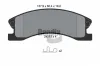 Bremsbelagsatz, Scheibenbremse Vorderachse BENDIX Braking BPD2091