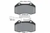 Bremsbelagsatz, Scheibenbremse Vorderachse BENDIX Braking BPD2099