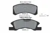 Bremsbelagsatz, Scheibenbremse Vorderachse BENDIX Braking BPD2108