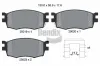 Bremsbelagsatz, Scheibenbremse Vorderachse BENDIX Braking BPD1483