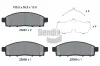 Bremsbelagsatz, Scheibenbremse Vorderachse BENDIX Braking BPD1548