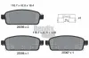 Bremsbelagsatz, Scheibenbremse Hinterachse BENDIX Braking BPD1060