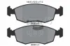 Bremsbelagsatz, Scheibenbremse Vorderachse BENDIX Braking BPD1018