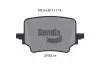 Bremsbelagsatz, Scheibenbremse Hinterachse BENDIX Braking BPD2656